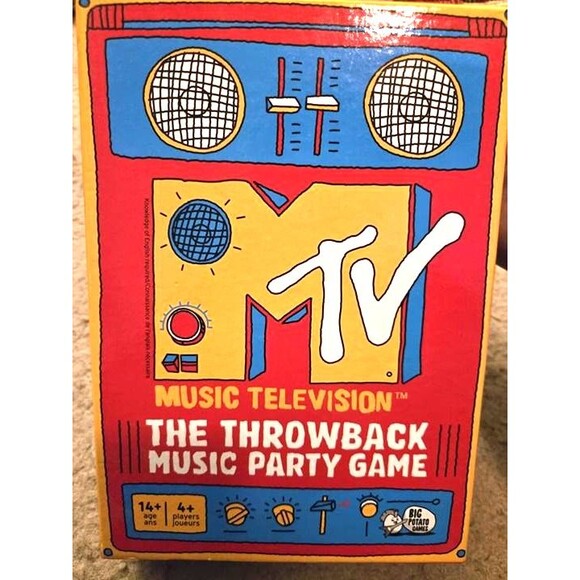 MTV Party Game by Big Potato – Music Trivia & Challenge Game (Sealed) - Picture 1 of 3
